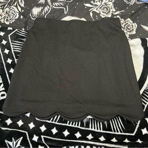 Top Shop Scallop Hem Mini Skirt, US8